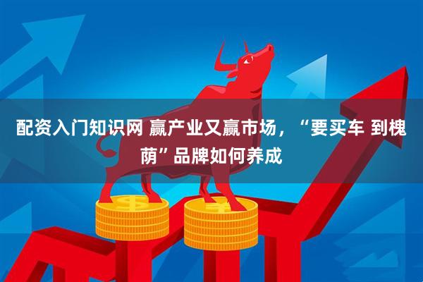 配资入门知识网 赢产业又赢市场，“要买车 到槐荫”品牌如何养成