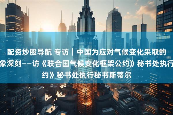配资炒股导航 专访｜中国为应对气候变化采取的行动令人印象深刻——访《联合国气候变化框架公约》秘书处执行秘书斯蒂尔