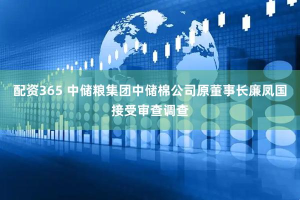 配资365 中储粮集团中储棉公司原董事长廉凤国接受审查调查
