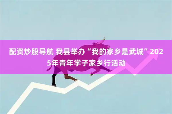 配资炒股导航 我县举办“我的家乡是武城”2025年青年学子家乡行活动